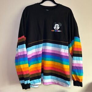 Disney Pride Collection Cast Member Rainbow 🌈 Sweatshirt Size XL Unisex